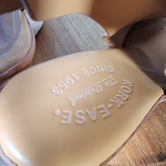 Korks Ease Suede and Leather Wrapped Wedge Sandals Size 9 - Picture 12 of 16